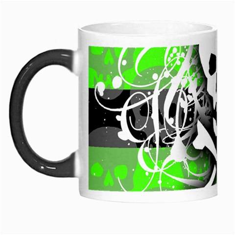 Deathrock Skull Morph Mug from ArtsNow.com Left