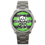 Deathrock Skull Sport Metal Watch