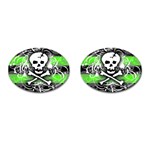 Deathrock Skull Cufflinks (Oval)