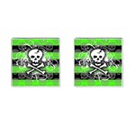 Deathrock Skull Cufflinks (Square)