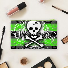 Deathrock Skull Cosmetic Bag (Medium) from ArtsNow.com Back