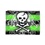 Deathrock Skull Cosmetic Bag (Large)