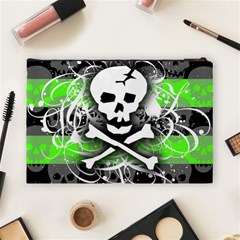 Deathrock Skull Cosmetic Bag (Large) from ArtsNow.com Back