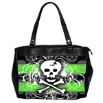 Deathrock Skull Oversize Office Handbag (Two Sides)