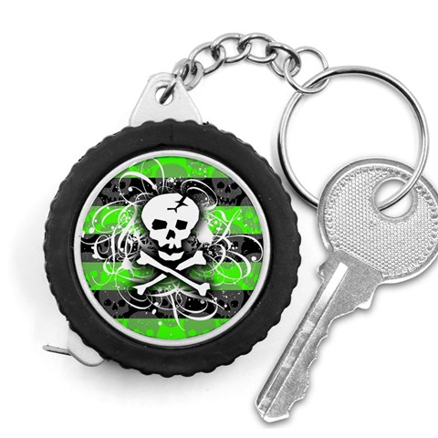Deathrock Skull Measuring Tape from ArtsNow.com Front