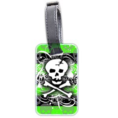 Deathrock Skull Luggage Tag (two sides) from ArtsNow.com Front