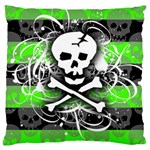 Deathrock Skull Large Cushion Case (One Side)