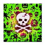 Deathrock Skull & Crossbones Tile Coaster