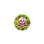 Deathrock Skull & Crossbones 1  Mini Button