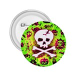 Deathrock Skull & Crossbones 2.25  Button