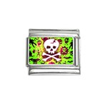 Deathrock Skull & Crossbones Italian Charm (9mm)