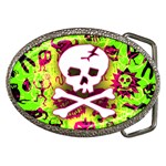 Deathrock Skull & Crossbones Belt Buckle