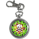 Deathrock Skull & Crossbones Key Chain Watch