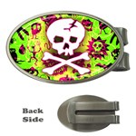 Deathrock Skull & Crossbones Money Clip (Oval)