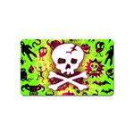 Deathrock Skull & Crossbones Magnet (Name Card)