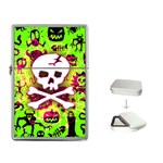 Deathrock Skull & Crossbones Flip Top Lighter