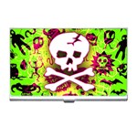 Deathrock Skull & Crossbones Business Card Holder