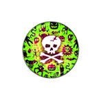 Deathrock Skull & Crossbones Hat Clip Ball Marker