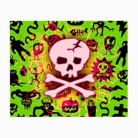 Deathrock Skull & Crossbones Glasses Cloth (Small) from ArtsNow.com Front