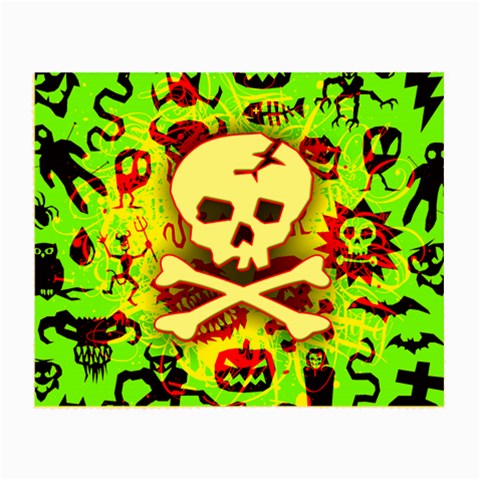 Deathrock Skull & Crossbones Glasses Cloth (Small) from ArtsNow.com Front