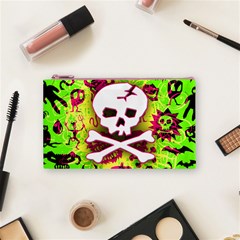 Deathrock Skull & Crossbones Cosmetic Bag (Small) from ArtsNow.com Front