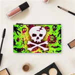 Deathrock Skull & Crossbones Cosmetic Bag (Small)