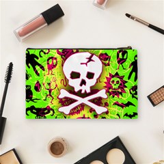 Deathrock Skull & Crossbones Cosmetic Bag (Medium) from ArtsNow.com Back