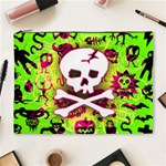 Deathrock Skull & Crossbones Cosmetic Bag (XL)