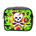 Deathrock Skull & Crossbones Mini Toiletries Bag (Two Sides)