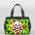 Deathrock Skull & Crossbones Oversize Office Handbag (Two Sides)