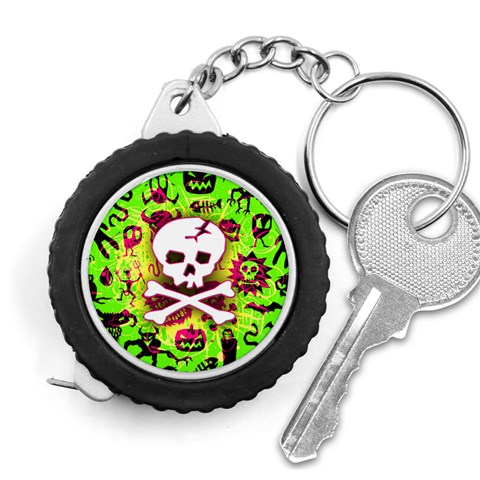 Deathrock Skull & Crossbones Measuring Tape from ArtsNow.com Front
