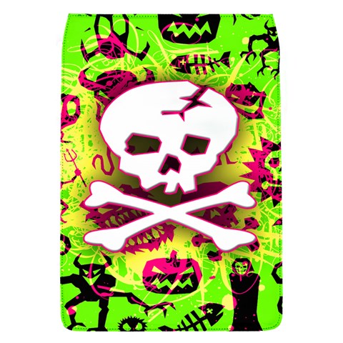 Deathrock Skull & Crossbones Removable Flap Cover (Small) from ArtsNow.com Front