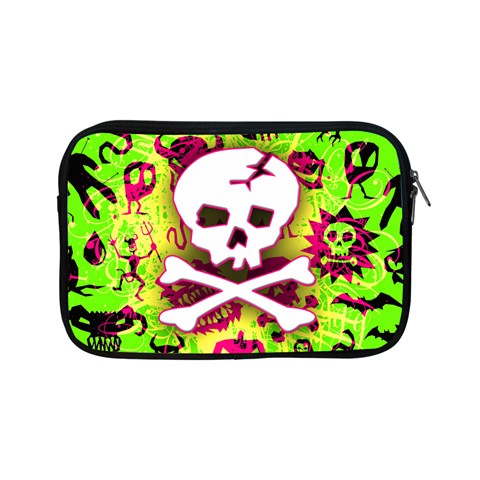 Deathrock Skull & Crossbones Apple iPad Mini Zipper Case from ArtsNow.com Front