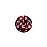 Emo Checker Graffiti 1  Mini Magnet