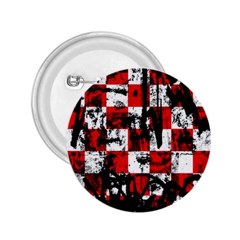 Emo Checker Graffiti 2.25  Button from ArtsNow.com Front