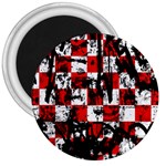 Emo Checker Graffiti 3  Magnet