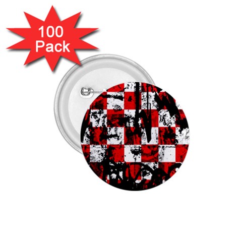 Emo Checker Graffiti 1.75  Button (100 pack)  from ArtsNow.com Front