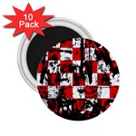 Emo Checker Graffiti 2.25  Magnet (10 pack)