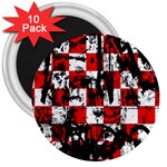 Emo Checker Graffiti 3  Magnet (10 pack)