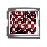 Emo Checker Graffiti Mega Link Italian Charm (18mm)