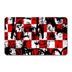 Emo Checker Graffiti Magnet (Rectangular)