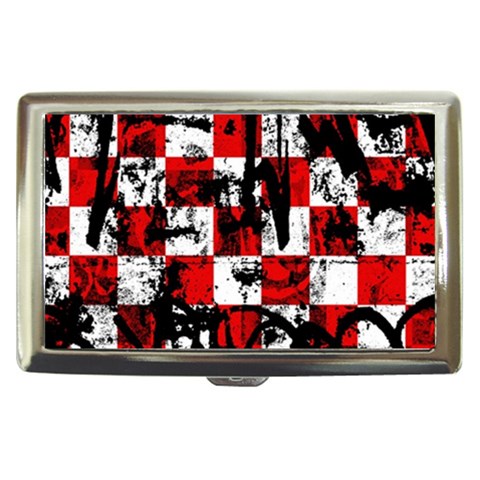 Emo Checker Graffiti Cigarette Money Case from ArtsNow.com Front