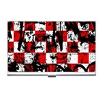 Emo Checker Graffiti Business Card Holder