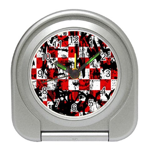 Emo Checker Graffiti Travel Alarm Clock from ArtsNow.com Front