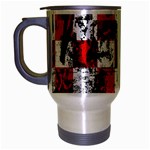 Emo Checker Graffiti Travel Mug (Silver Gray)