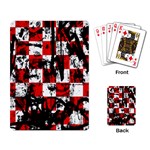 Emo Checker Graffiti Playing Cards Single Design