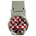 Emo Checker Graffiti Money Clip Watch