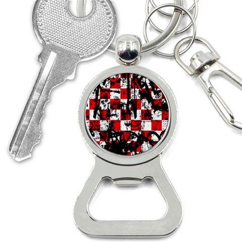 Emo Checker Graffiti Bottle Opener Key Chain from ArtsNow.com Front