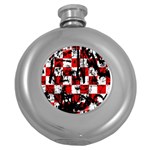 Emo Checker Graffiti Hip Flask (5 oz)