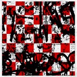 Emo Checker Graffiti Canvas 12  x 12 